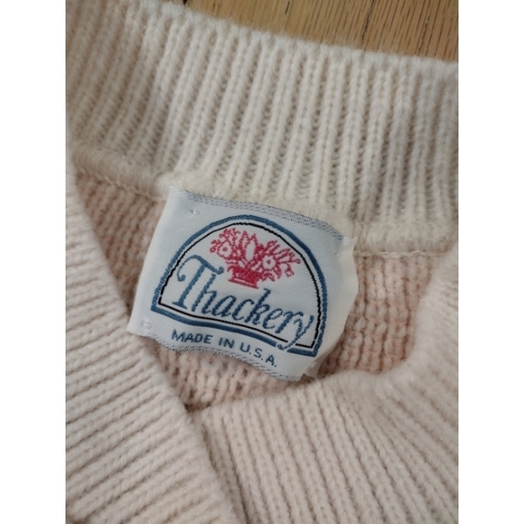 Thackery vintage sweater with snowflake pattern - Picture 9 of 10
